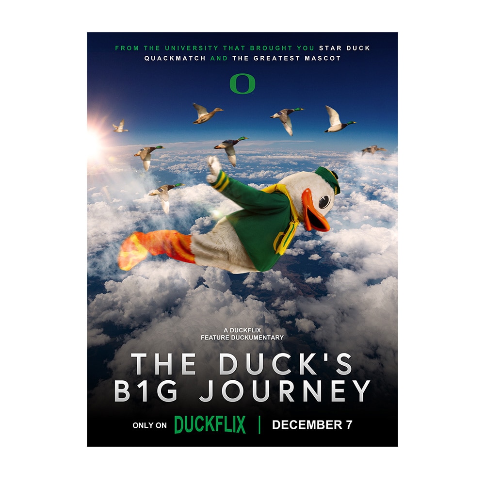 Classic Oregon O, Posters, Home & Auto, Football, Duckflix, Movie style poster, Big Ten, 916779